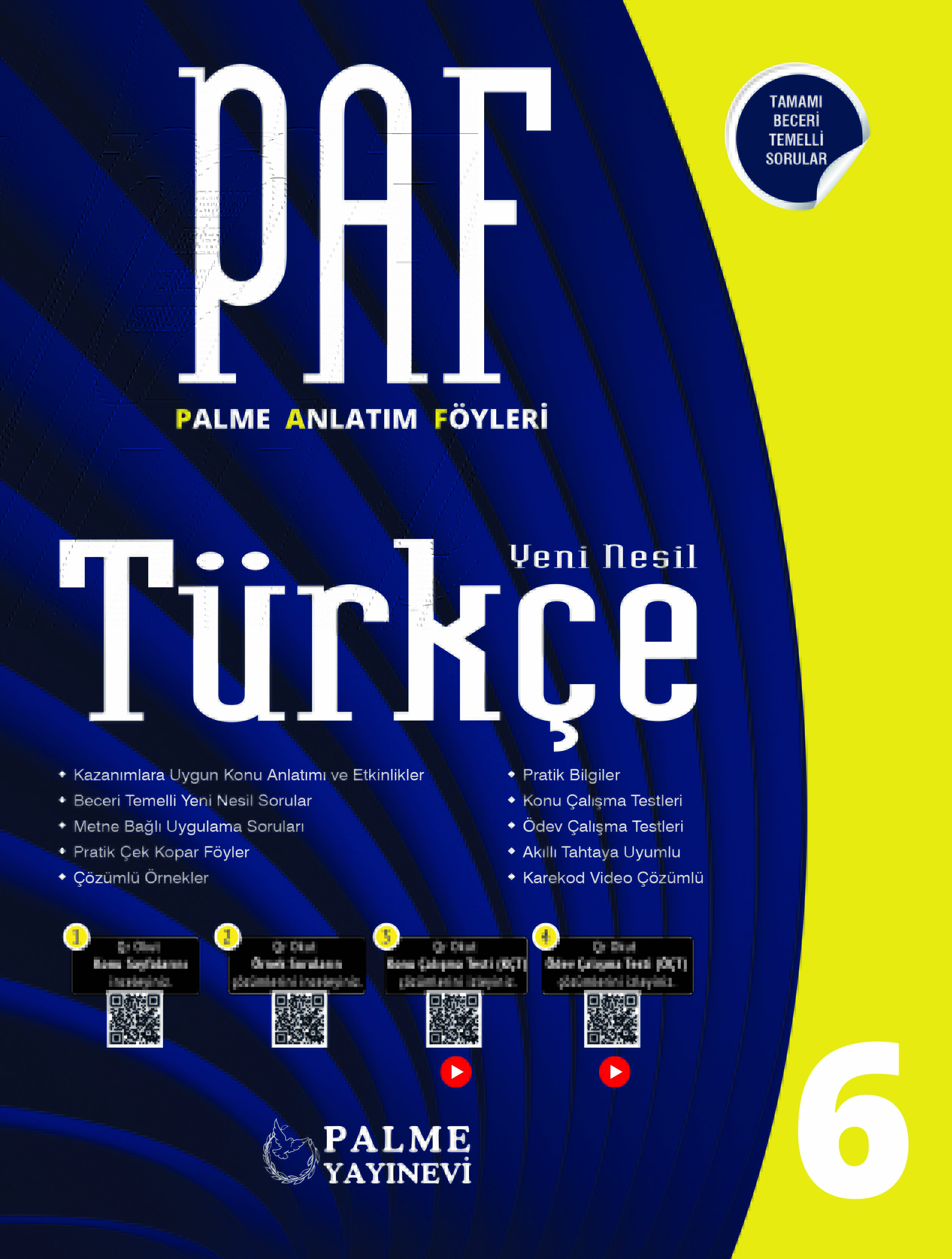 6. Sınıf Türkçe Paf kapak görseli